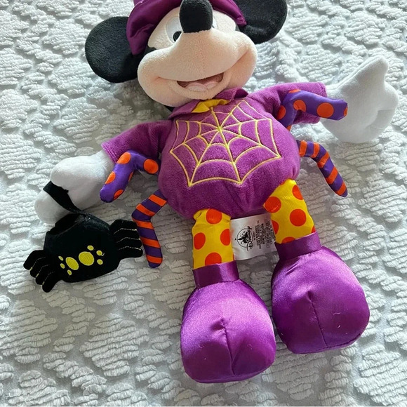 Disney Original Mickey Mouse Halloween Outfit Stuffed Animals Plush Spider - Picture 6 of 14